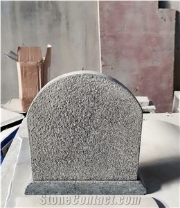 Grey Granite Bush Hammered Pet Headstone Tombstone Monument