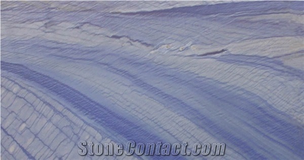 High-End Azul Macaubas Blue Quartzite Polished Slabs