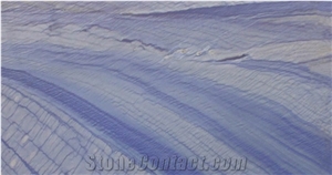 High-End Azul Macaubas Blue Quartzite Polished Slabs