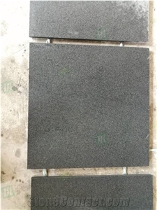 High Quality Natural Stone India Black Granite Flooring