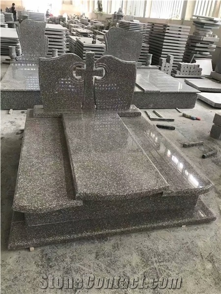 Impala Black Granite Cross Tombstones Monuments Headstones