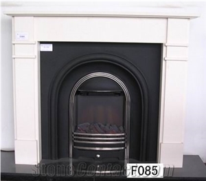 Marble Fireplace Indoor Stone Wood Burning Fireplaces Modern