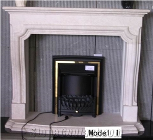 Marble Fireplace Indoor Stone Wood Burning Fireplaces Modern