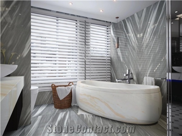 Mirror Grey Marble Slabs Tile High Quality Floor Wall Tile