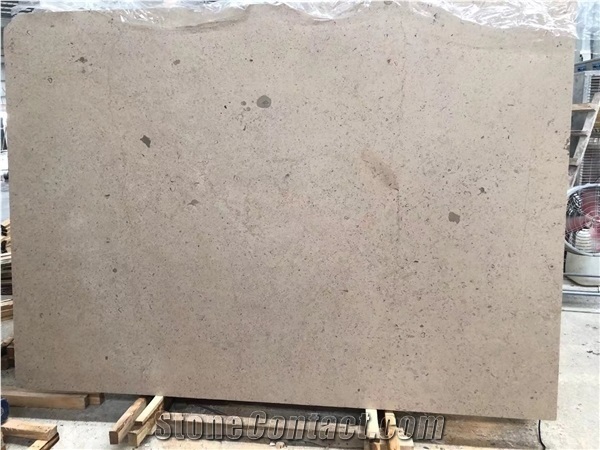 Portugal Beige Limestone Polished Slabs/ Wall/ Floor Tiles