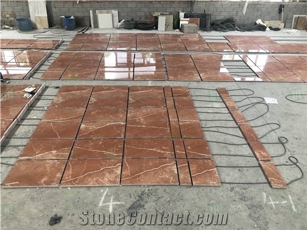 Spanish Red Marble Rojo Alicante Polished Wall/ Floor Tiles