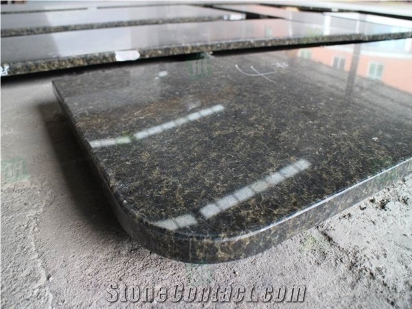 Verde Ubatuba Dark Green Granite Custom Kitchen Countertops