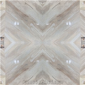 Whosales Chinese Polished Dream White Marble Slab