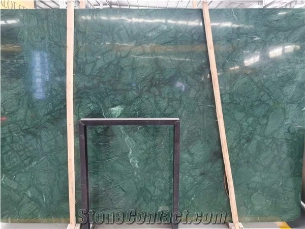 China Big Green Variegated Flower Marble Shanxi Slabs,Tiles
