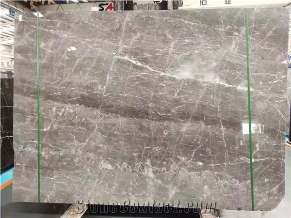 China Keynes Grey Ash Gray Marble Polished Slabs