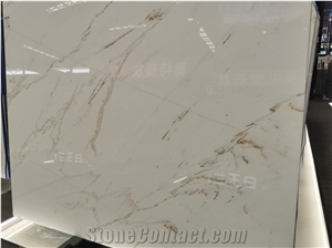 China White Marble Calacatta Gold for Project