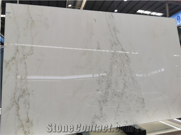 China White Marble Calacatta Gold for Project