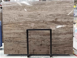 Chinese Brown Wood Marble Slabs & Cut to Size Projects