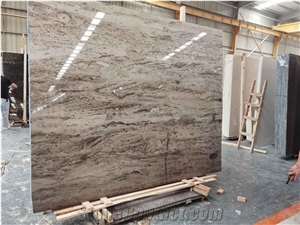 Chinese Brown Wood Marble Slabs & Cut to Size Projects