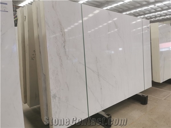Chinese White Marble Project Slab Tile