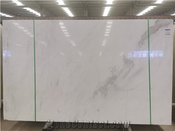 Chinese White Marble Project Slab Tile