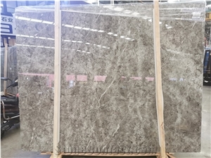 Dazzled Grey Marble Project Slab Tile