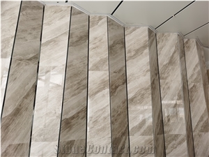 Diane Grey Marble Slab Interior Decoration Tiles Pattern Use