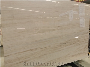 Eurasian White Wood Marble Slabs for Project