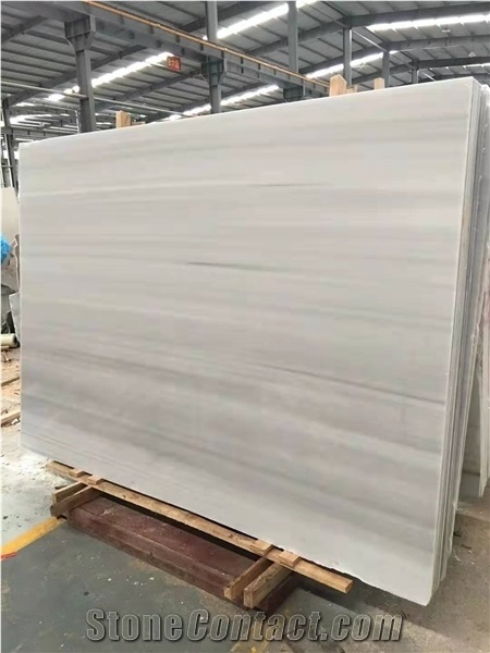 Fantasy White Marble with Little Grey Stripe