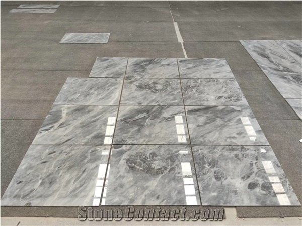 Grey River Veins Marble for Flooring Tiles and Wall Tiles