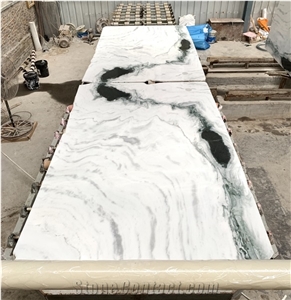 Hot Sale China Panda White Marble Slabs,Bookmatched Tiles