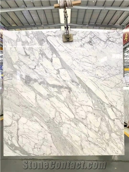 Italy Statuario Snow White Marble Slabs & Tiles
