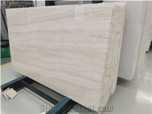 Italy White Traverline for Dry-Hang Wall Tiles
