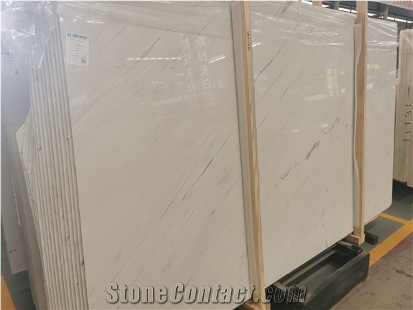New Sivec White Marble Slabs Tiles