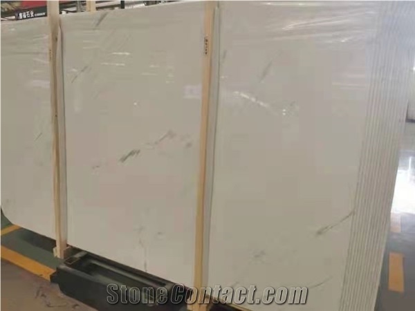 New Sivec White Marble Slabs & Tils for Flooring and Wall