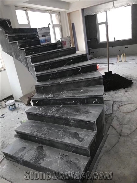 Romantic Grey Marble China Grey Marble for Stairs