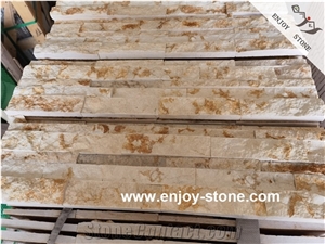 Ledger Panel Yellow & White Wall Stone  Veneer
