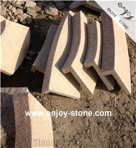 Yellow Granite Coping Stone Bullnose Coping