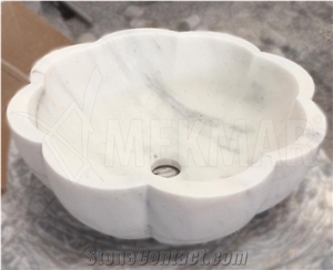 Round Wash Bowls Bathroom Sink 23 Travertine & Marble