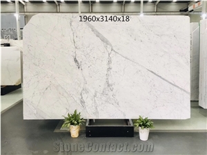 Bianco Carrara White Marble Polished Slab Floor Tiles