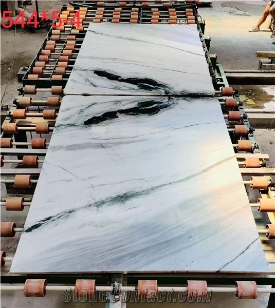 China Panda White Marble Polished Slabs Tiles Wall Floor