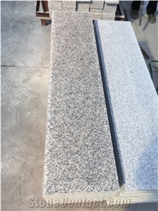 G602 Grey Granite Stairs Risers Tiles Half Bullnose Stairs
