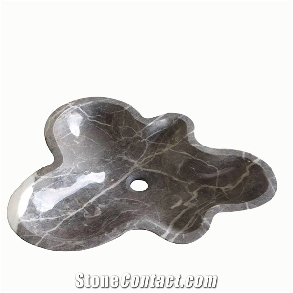 Grey Marble Basin Crafts Stone