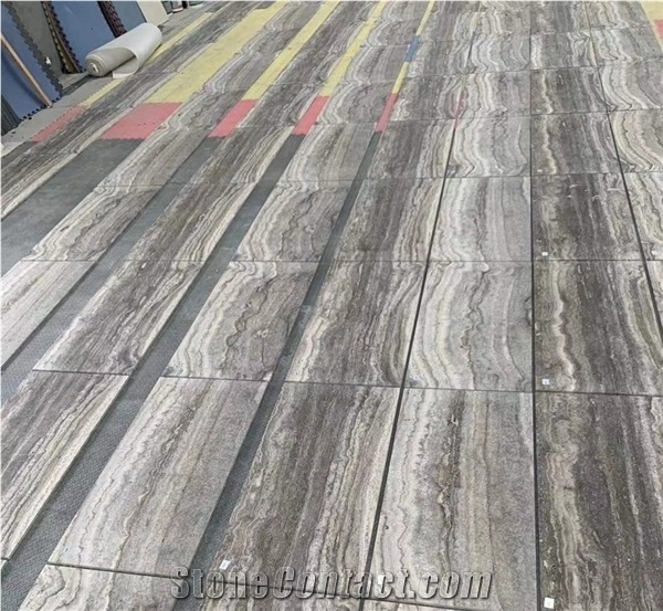 Sliver Grey Travertine Wall Floor Covering