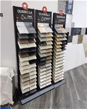 Quartz And Marble Display Stand In Showroom