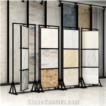 Rotary Display Rack For Ceramic Tile, Slab Showroom Stand