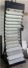 Stone ,Marble Quartz Tower Display Rack With Light