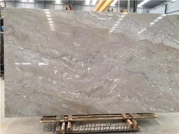 Australia Ausclouds Grey Marble Polished Big Slabs