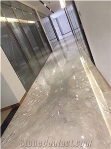 Australia Ausclouds Grey Marble Polished Floor Tiles