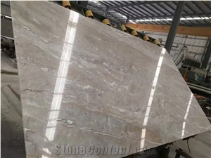 Australia Ausclouds Grey Marble Polished Stair Treads
