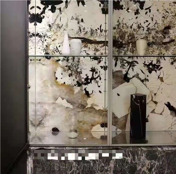 Brazil Pandora White Granite Polished Wall Slabs