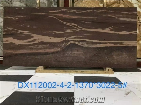 Brazil Purple Quartzite Honed Big Slabs & Floor Tiles