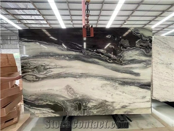 Brazil White Kyknos Quartzite Polished Wall Slabs & Tiles