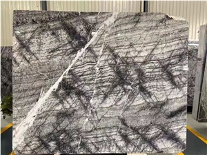 Cathaya Grey and White Marble Polished Big Slabs & Tiles