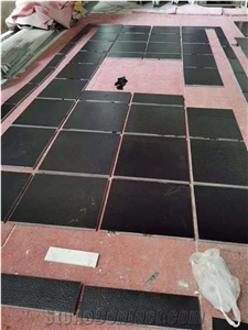 China Black Jade Marble Leather Floor Covering Tiles